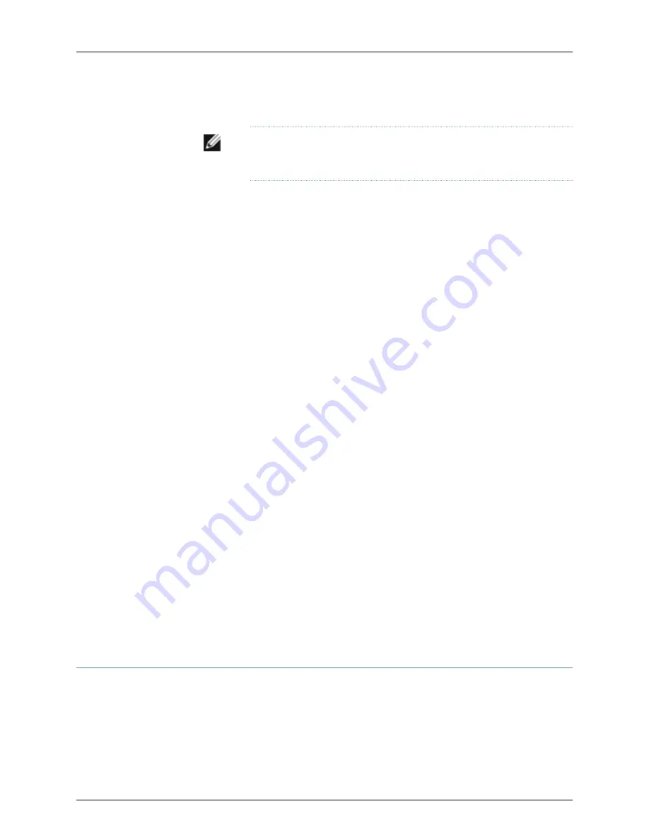 Dell PowerConnect J-EX4500 Hardware Manual Download Page 134