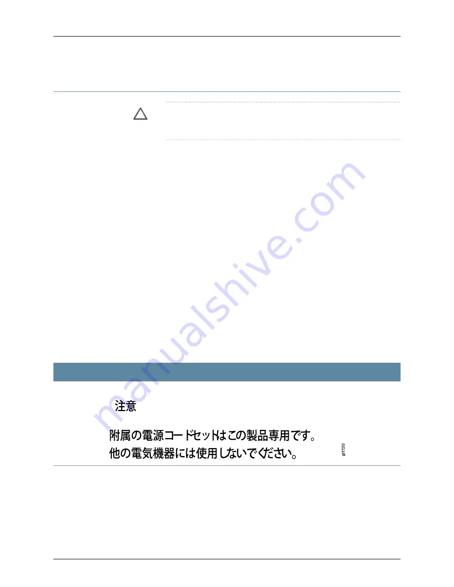 Dell PowerConnect J-EX4500 Hardware Manual Download Page 204