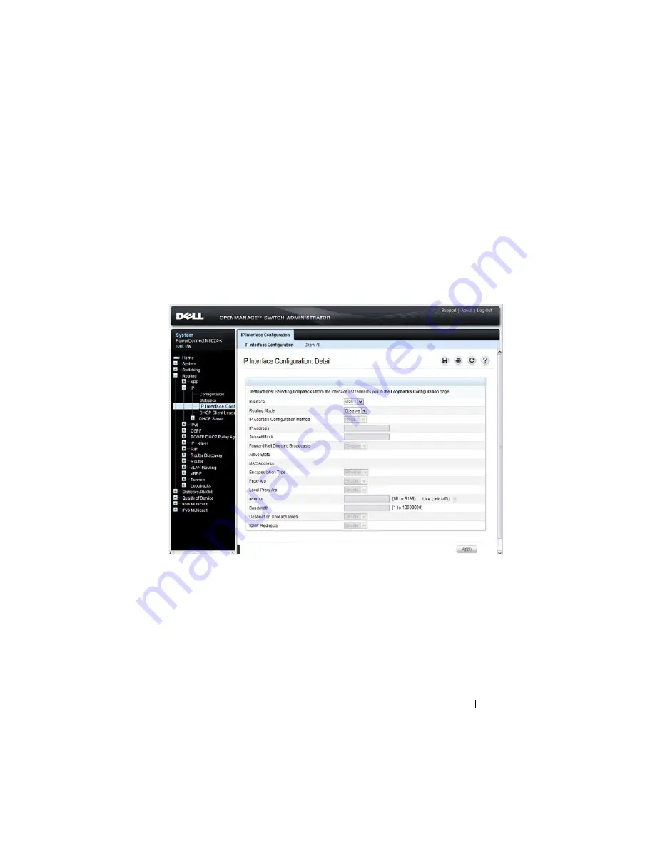 Dell PowerConnect M6220 User Configuration Manual Download Page 129