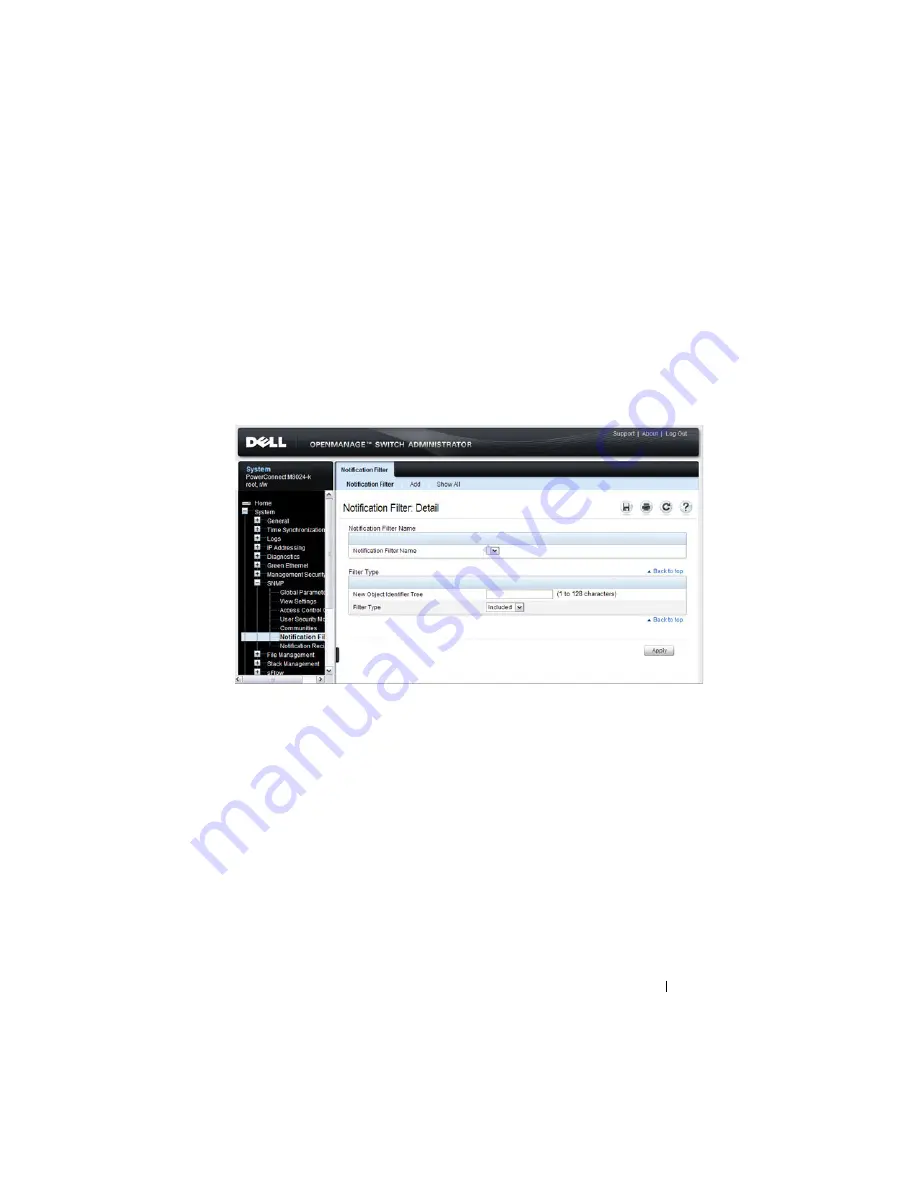 Dell PowerConnect M6220 User Configuration Manual Download Page 311