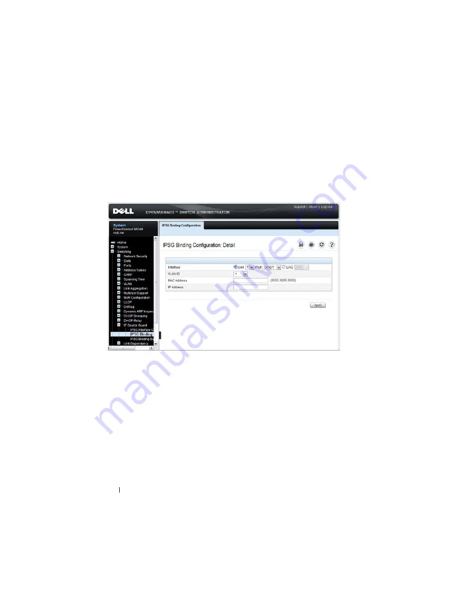 Dell PowerConnect M6220 User Configuration Manual Download Page 800