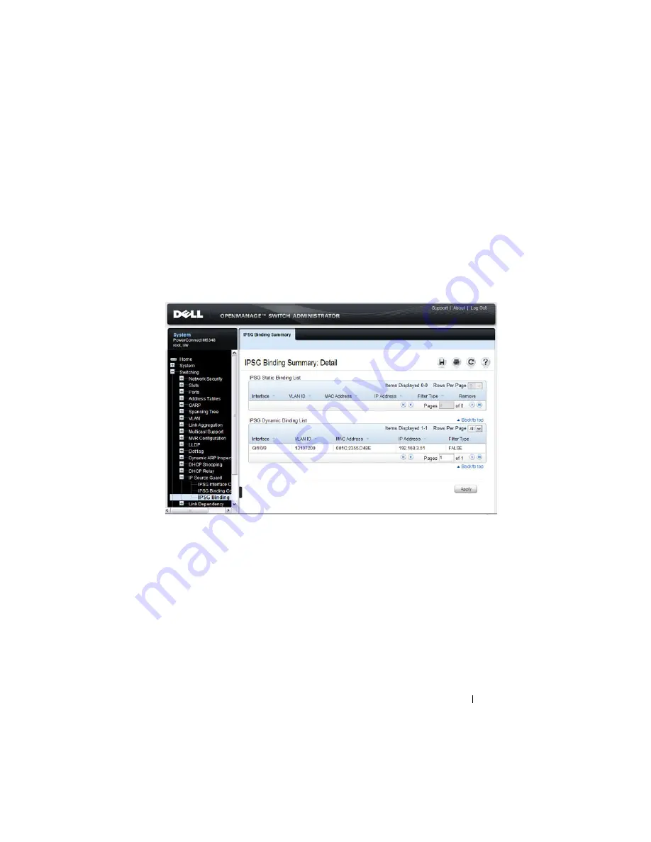 Dell PowerConnect M6220 User Configuration Manual Download Page 801