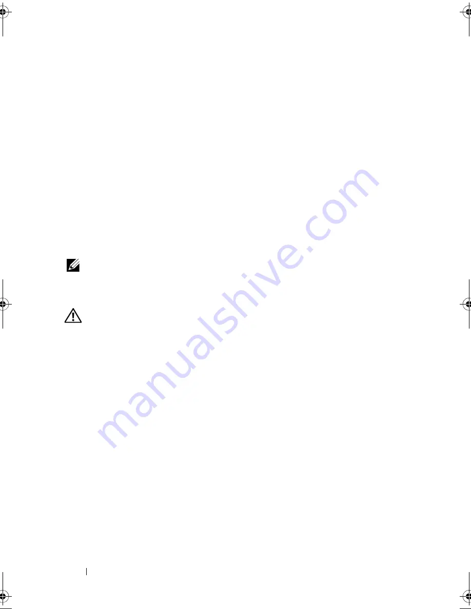 Dell PowerEdge R300 Hardware Owner'S Manual Download Page 34