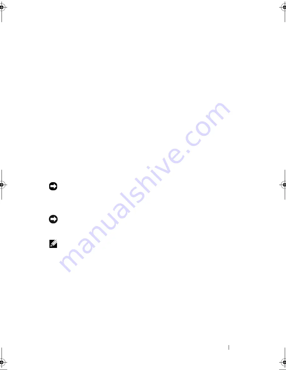 Dell PowerEdge R300 Hardware Owner'S Manual Download Page 89