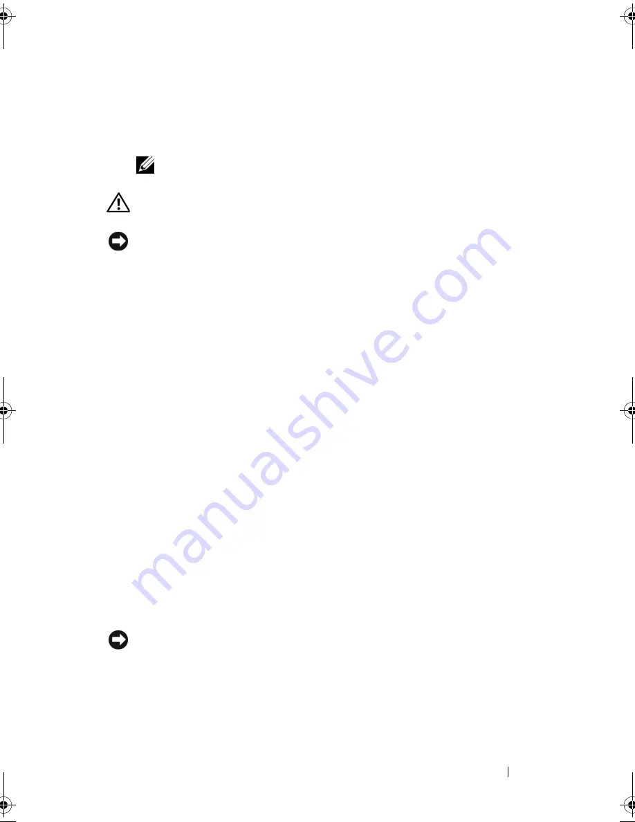 Dell PowerEdge T105 Systems Hardware Owner'S Manual Download Page 101