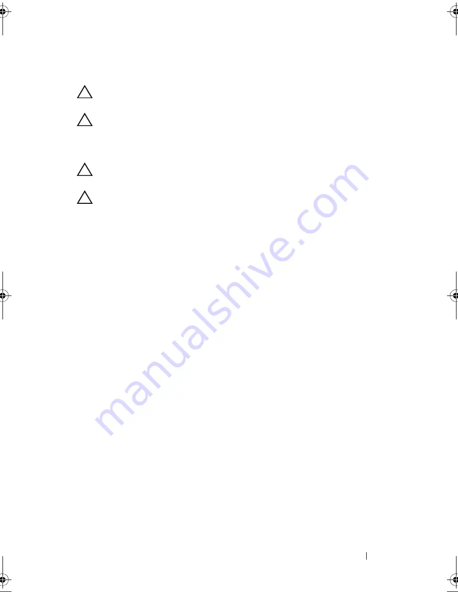 Dell PowerEdge T310 Hardware Owner'S Manual Download Page 93