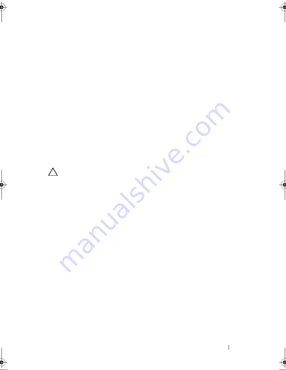 Dell PowerEdge T310 Hardware Owner'S Manual Download Page 121