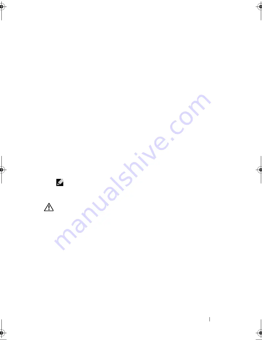 Dell PowerEdge T310 Hardware Owner'S Manual Download Page 143