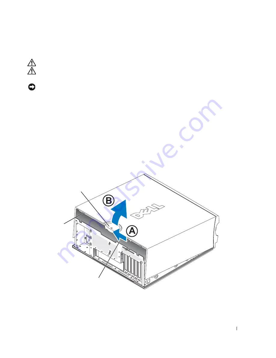 Dell Precision 370 DHM Quick Reference Manual Download Page 61