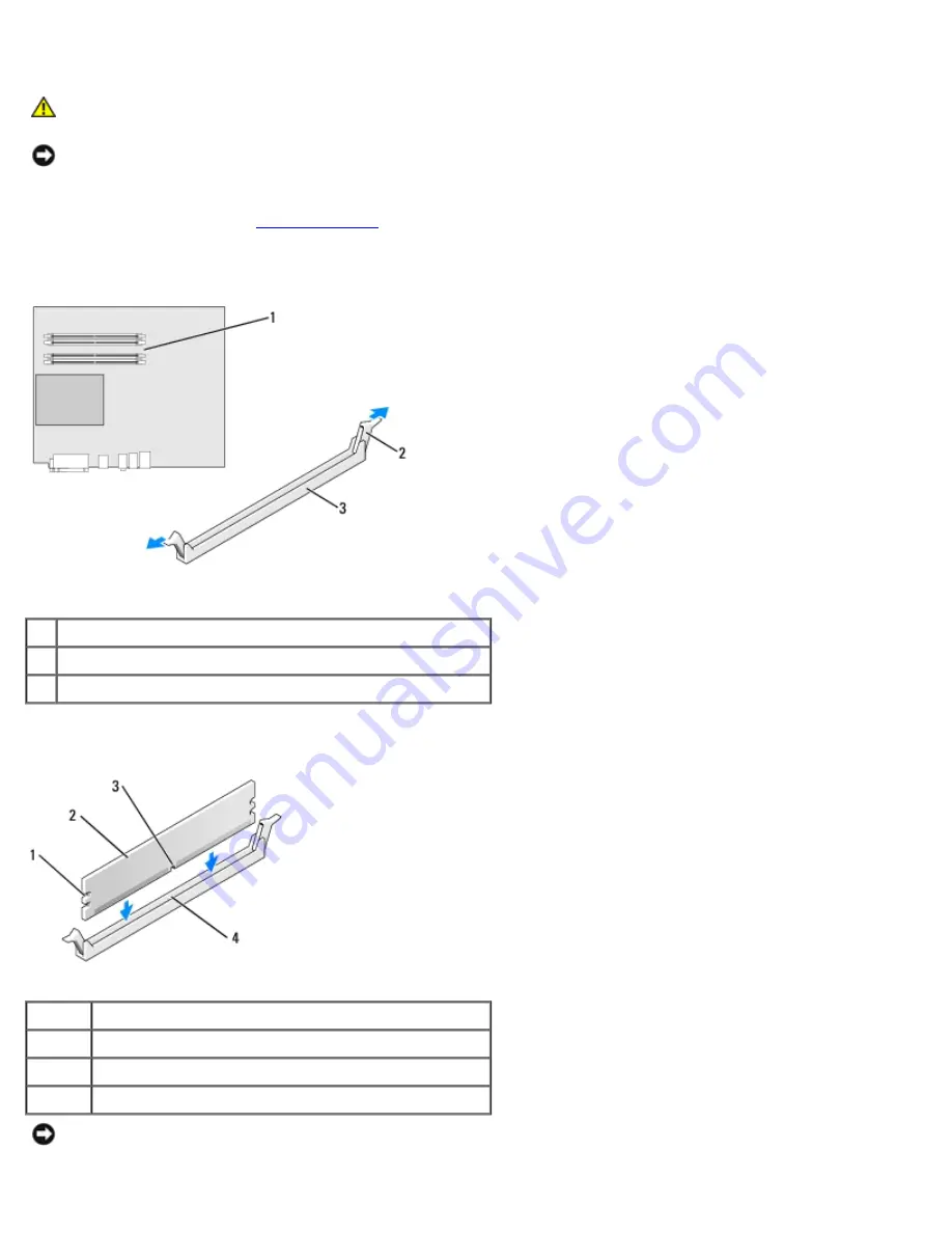 Dell Precision 370 DHM User'S & Service Manual Download Page 48