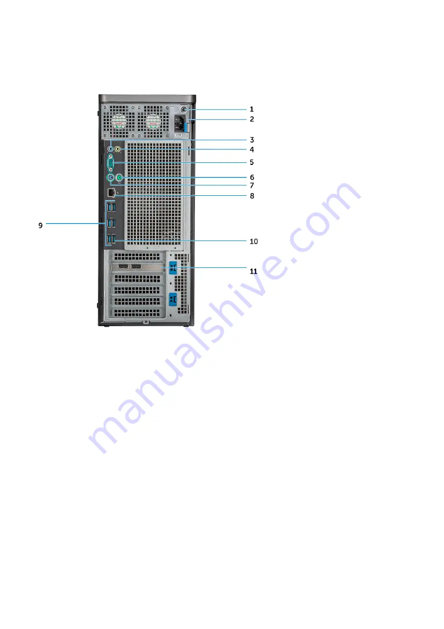 Dell Precision 5820 Tower Скачать руководство пользователя страница 8