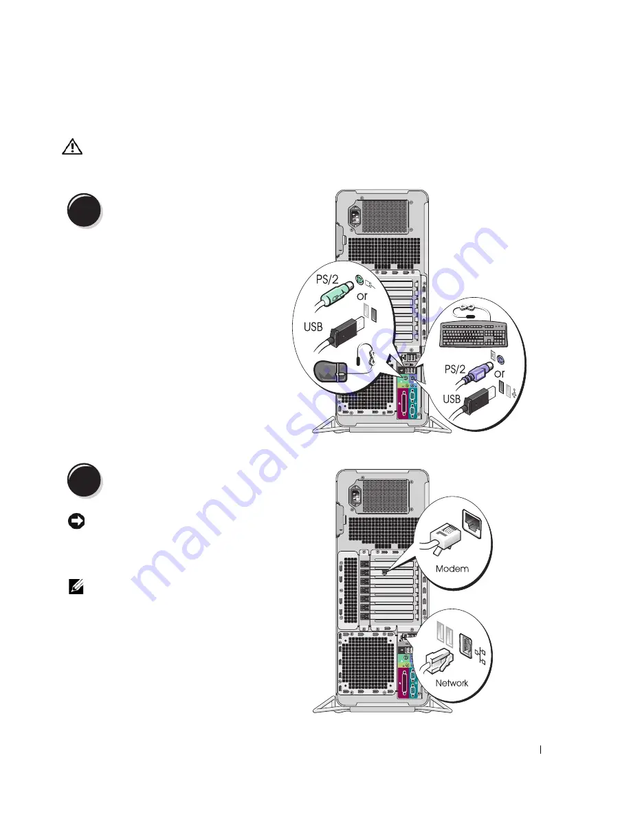 Dell Precision D490 Quick Reference Manual Download Page 9