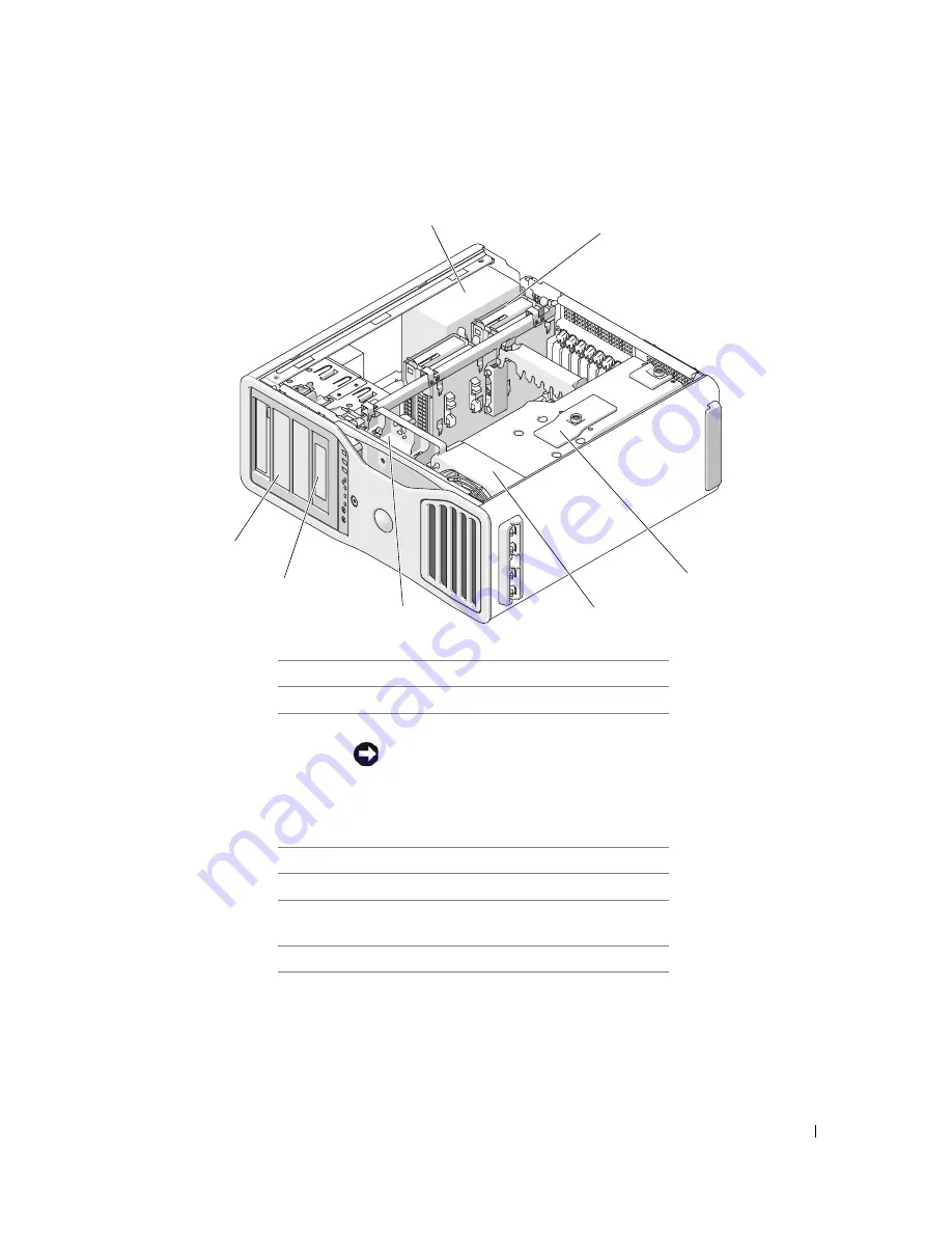 Dell Precision D490 Quick Reference Manual Download Page 21