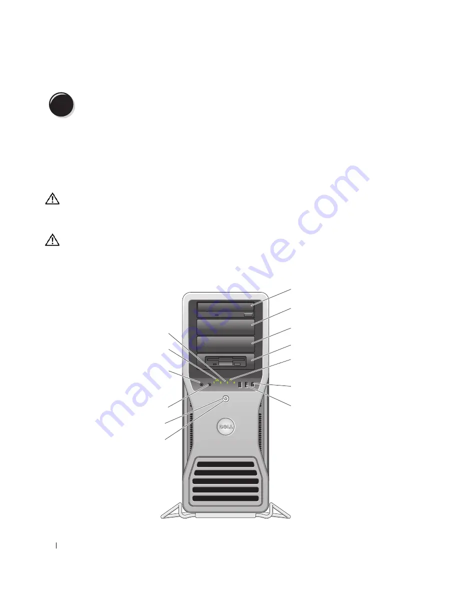 Dell Precision D490 Quick Reference Manual Download Page 96