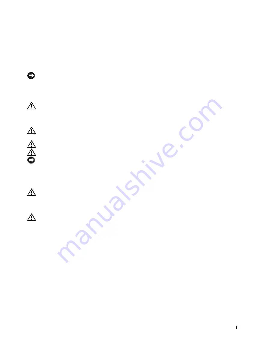 Dell Precision D490 Quick Reference Manual Download Page 107