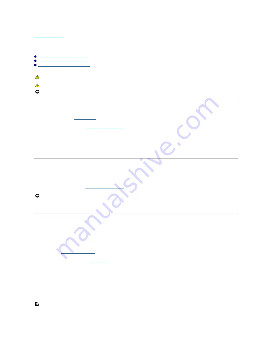 Dell Precision Workstation 490 User Manual Download Page 135