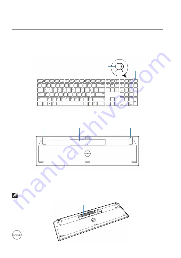 Dell Pro Wireless KM5221W Скачать руководство пользователя страница 6