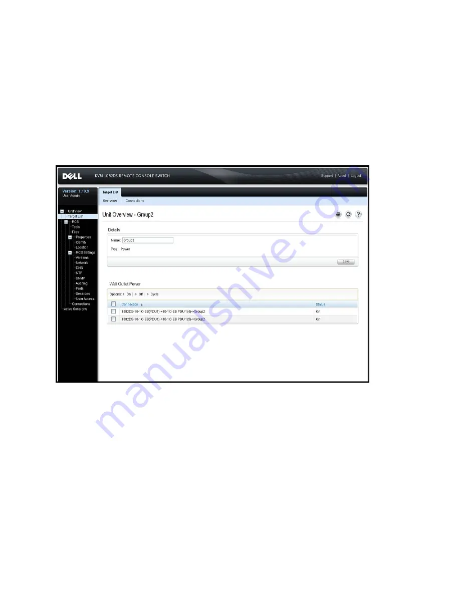 Dell Remote Console Switch User Manual Download Page 74