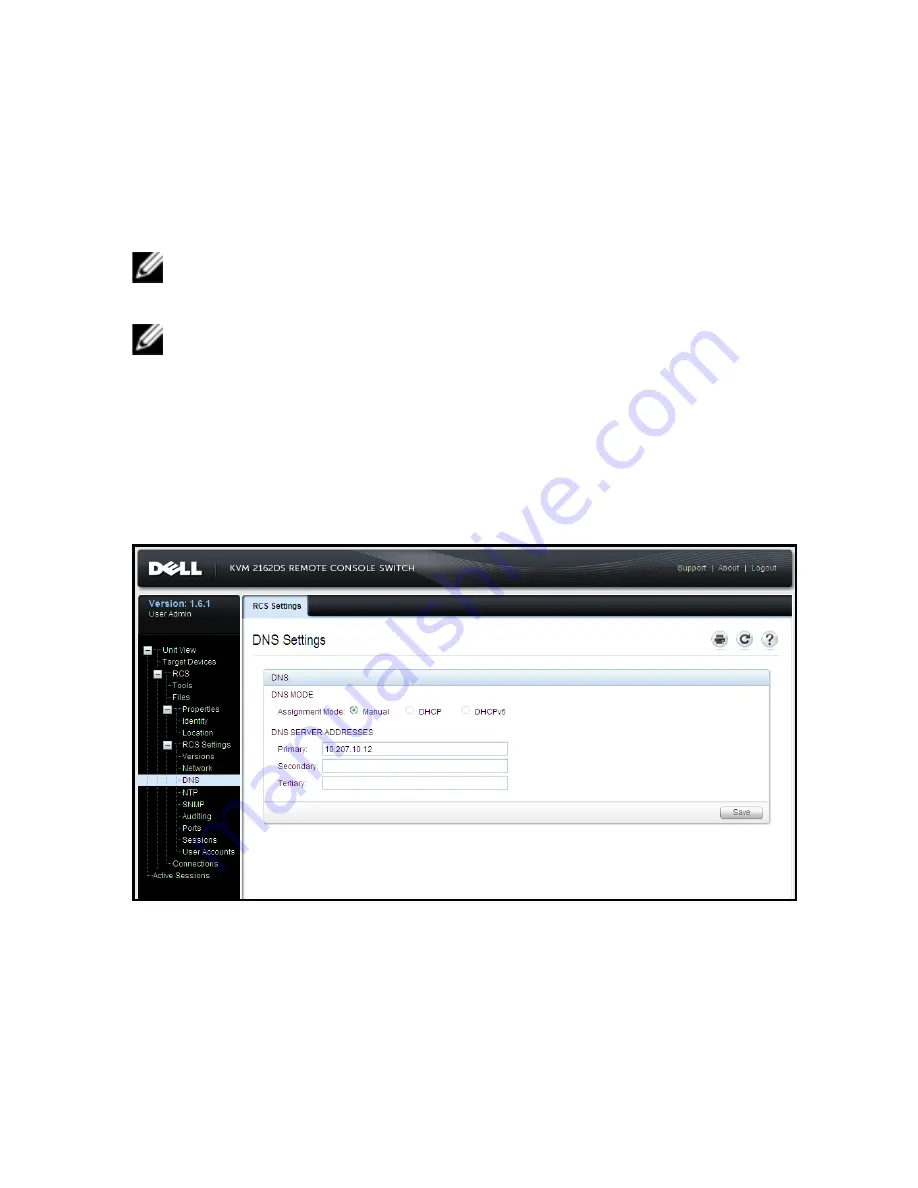 Dell Remote Console Switch User Manual Download Page 121