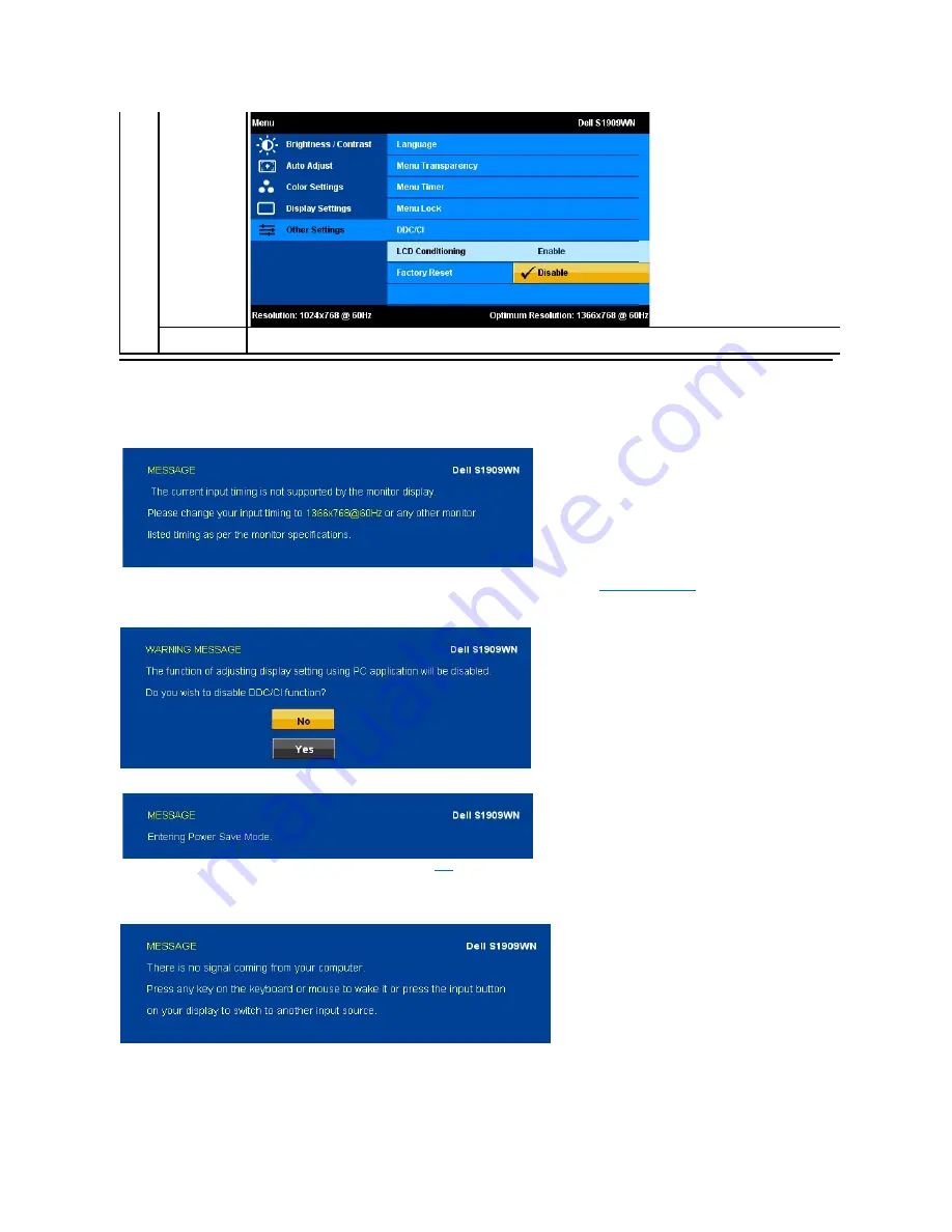 Dell S1909WN Скачать руководство пользователя страница 17