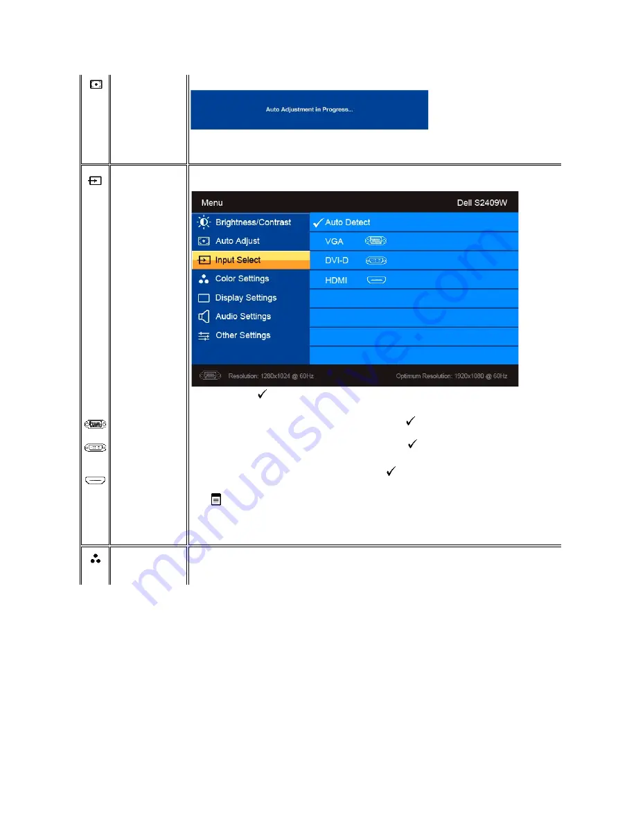 Dell S2409W - LCD Widescreen Monitor User Manual Download Page 17