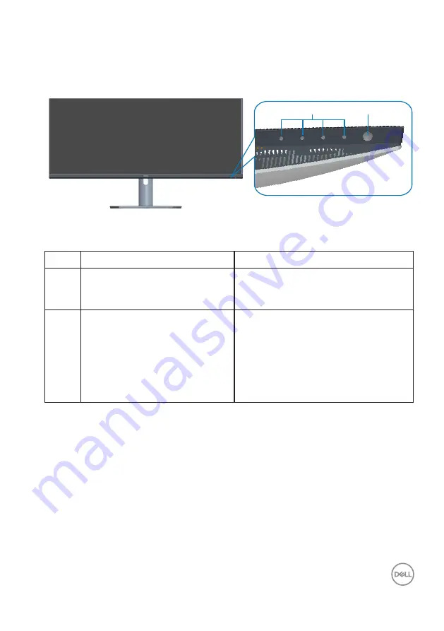 Dell S3423DWC Скачать руководство пользователя страница 11