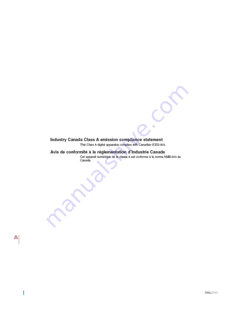 Dell S4100-ON Series Installation Manual Download Page 44