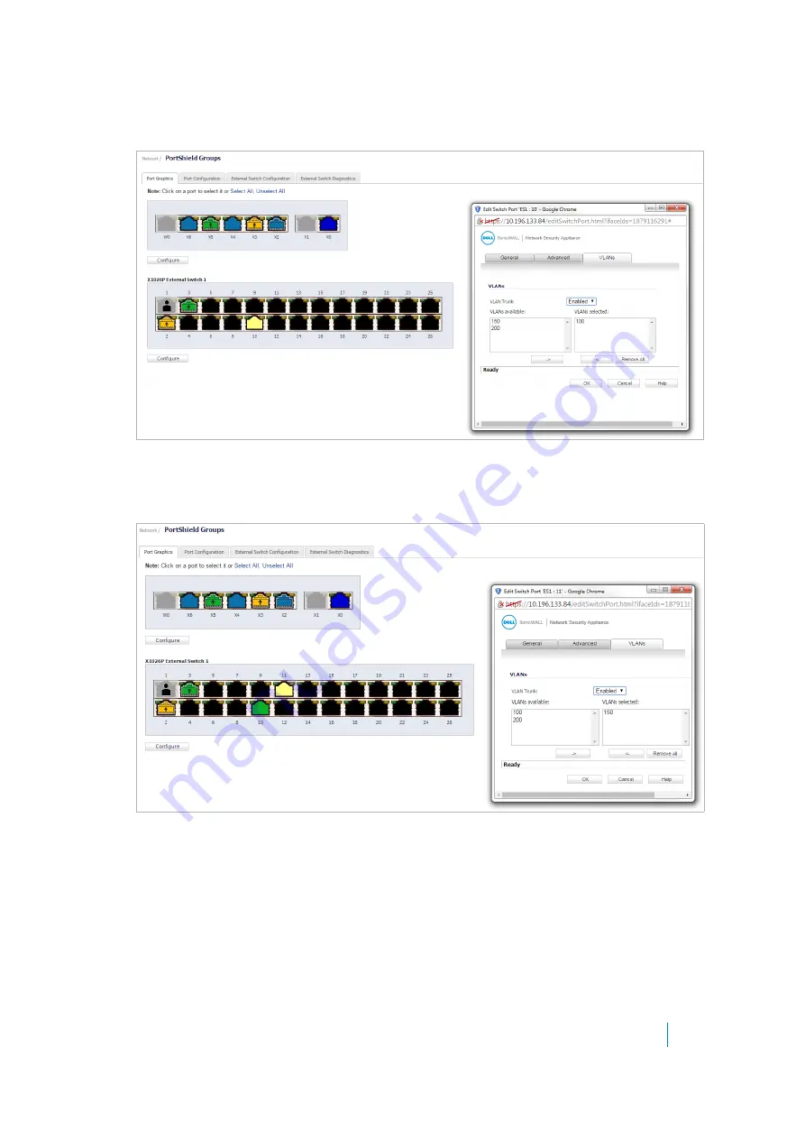 Dell sonicwall x series Скачать руководство пользователя страница 40