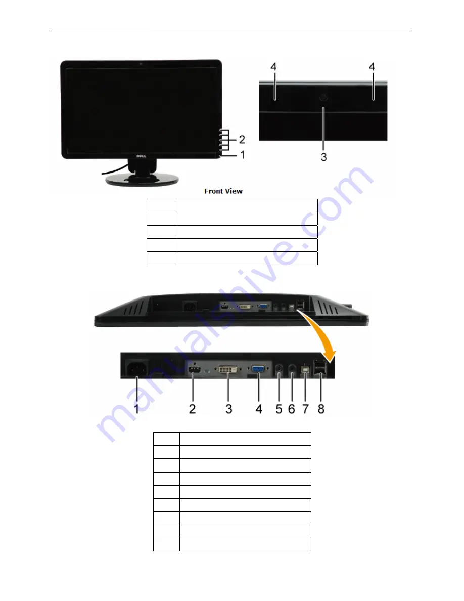 Dell SP2309Wc Скачать руководство пользователя страница 8