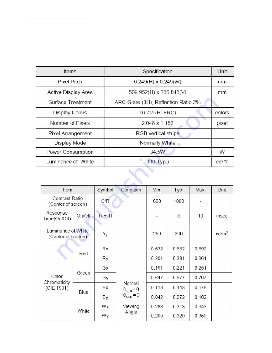 Dell SP2309Wc Скачать руководство пользователя страница 23