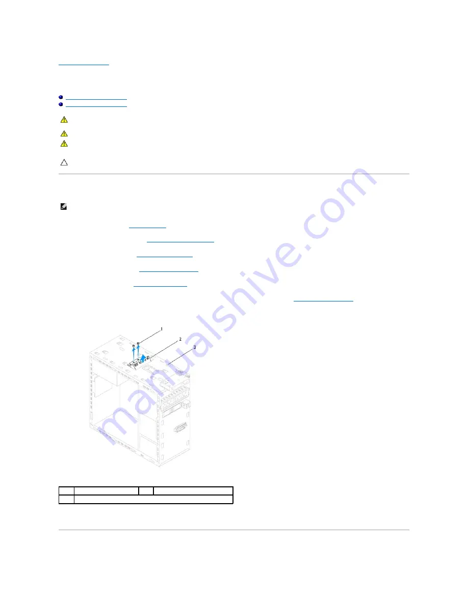 Dell Studio XPS 7100 Service Manual Download Page 52