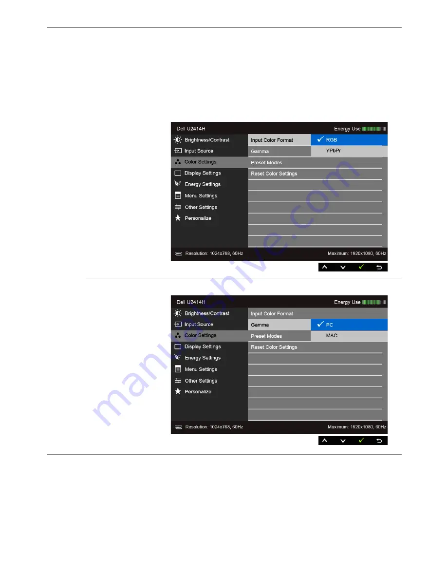 Dell U2414H User Manual Download Page 39