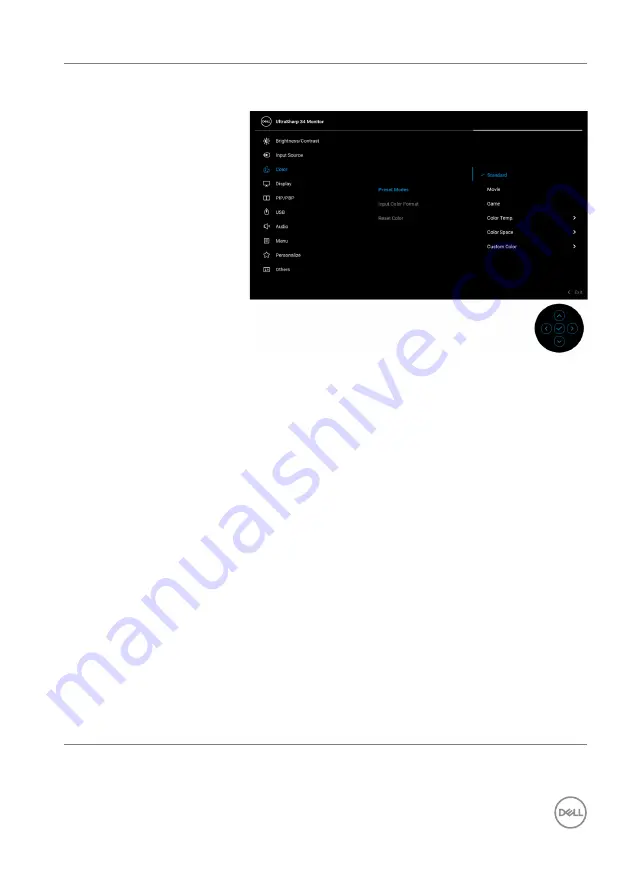 Dell U3423WE User Manual Download Page 57