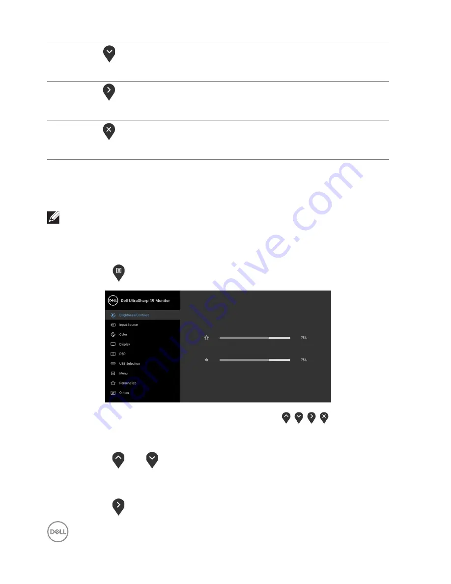 Dell U4919DWb User Manual Download Page 44