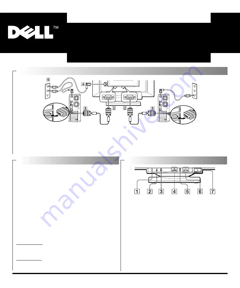 Dell UltraScan P1110 Quick Setup Manual Download Page 4