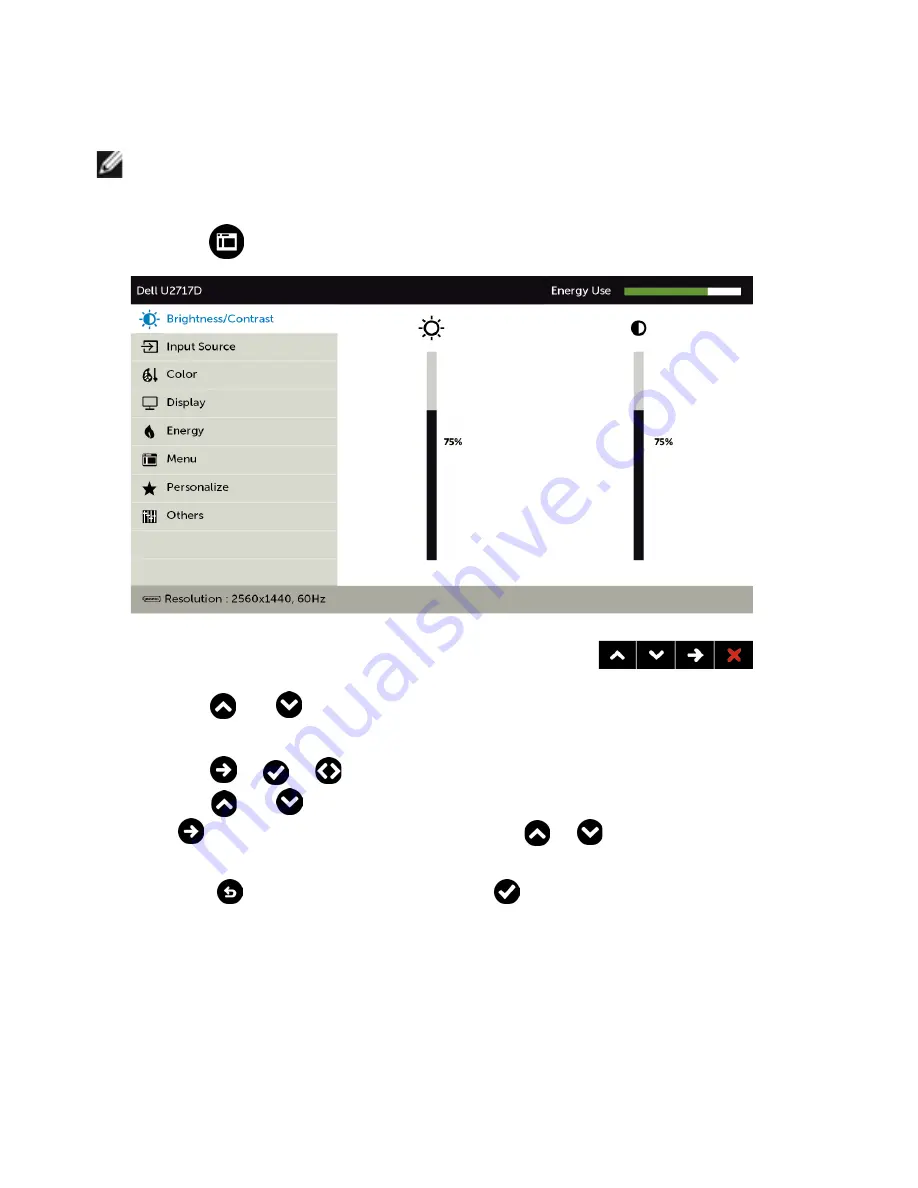 Dell UltraSharp U2717DA User Manual Download Page 42