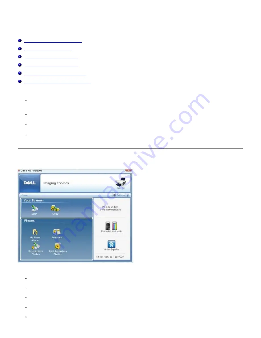 Dell V105 - All-in-One Printer User Manual Download Page 4