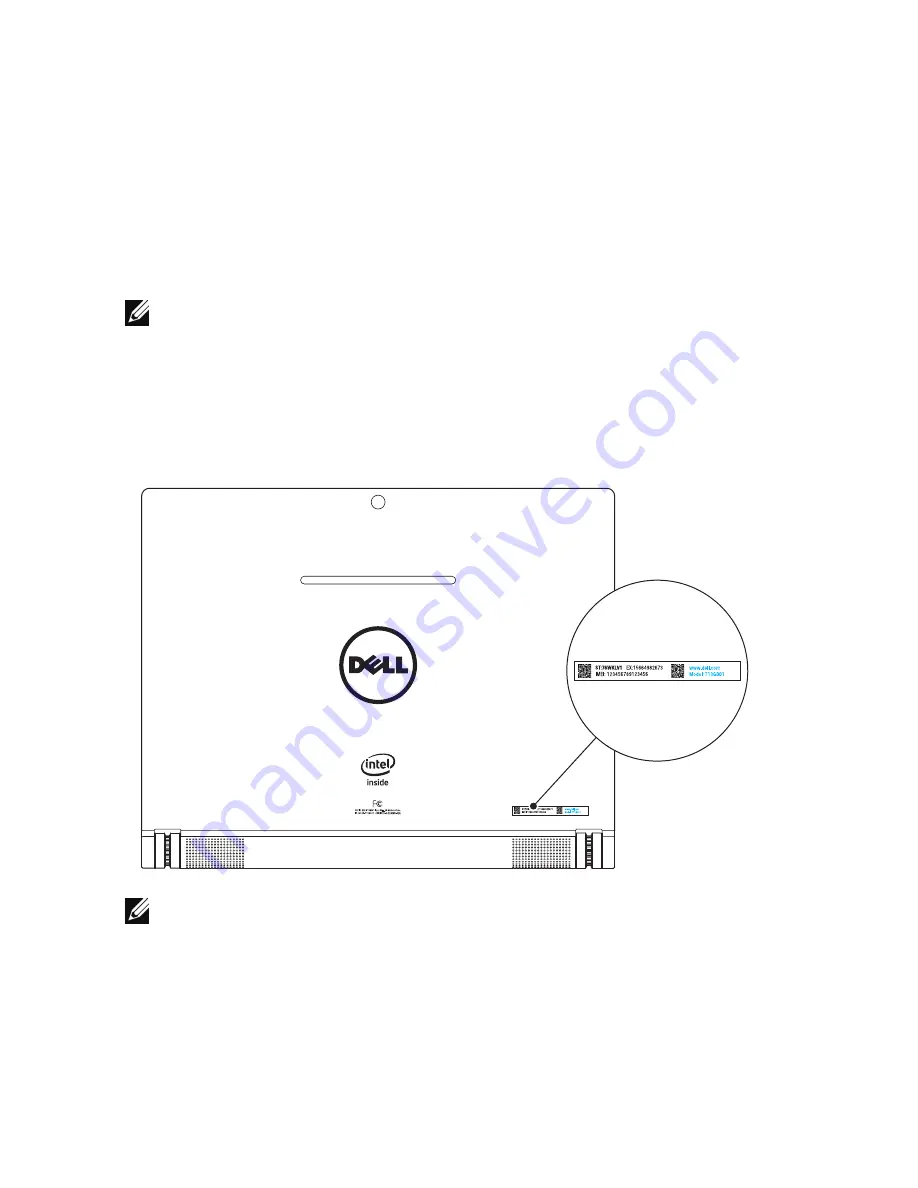 Dell Venue 10 7000 Series User Manual Download Page 46