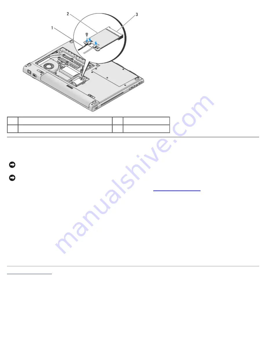 Dell Vostro 1710 Service Manual Download Page 22