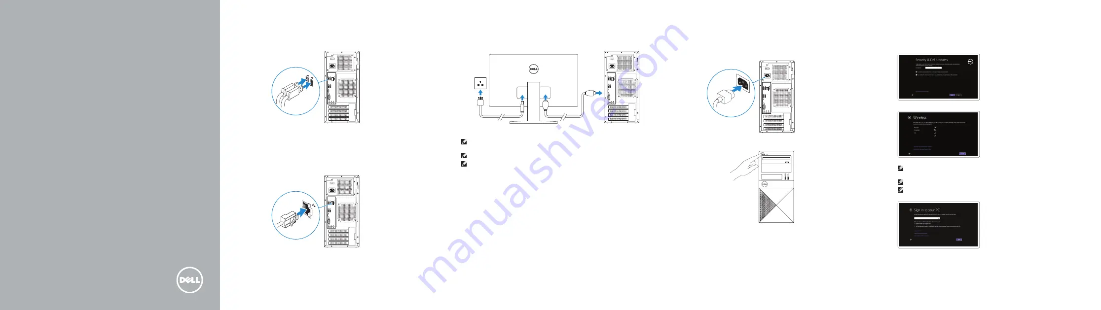 Dell Vostro 3905 Quick Start Manual Download Page 1