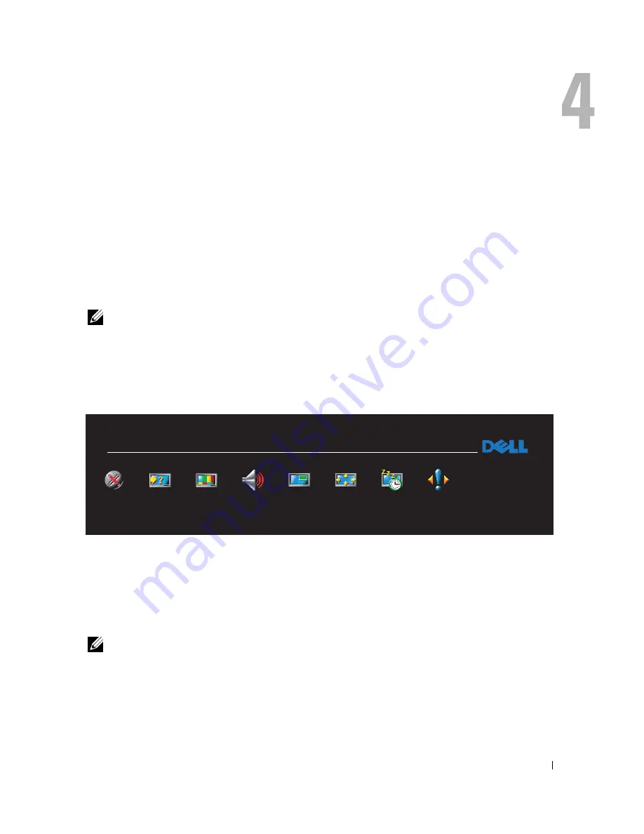 Dell W2600 Owner'S Manual Download Page 30