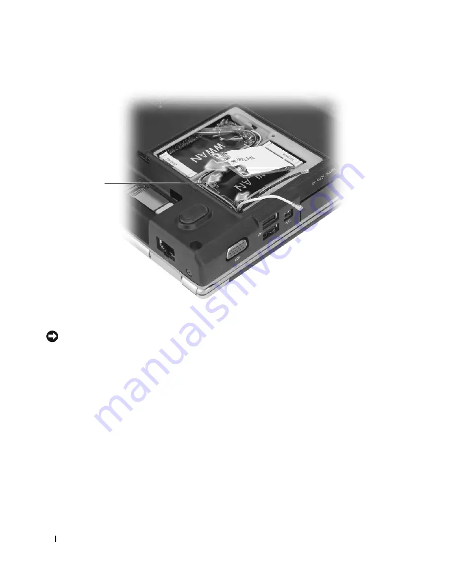 Dell XPS M1210 Owner'S Manual Download Page 126