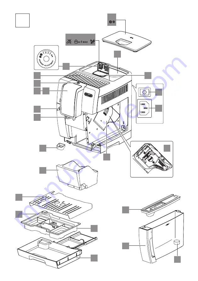 DeLonghi DINAMICA plus ECAM37X.70 Instructions For Use Manual Download Page 2