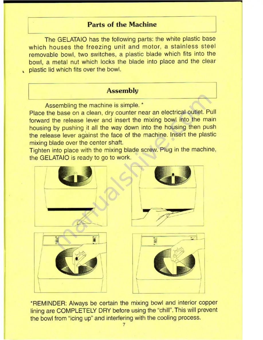 DeLonghi GC4000 User Manual Download Page 7