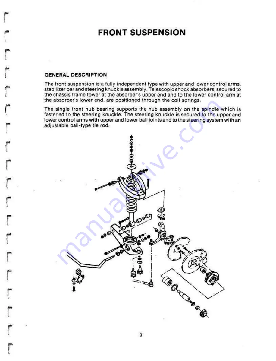 Delorean DMC-12 1981 Technical Information Manual Download Page 15