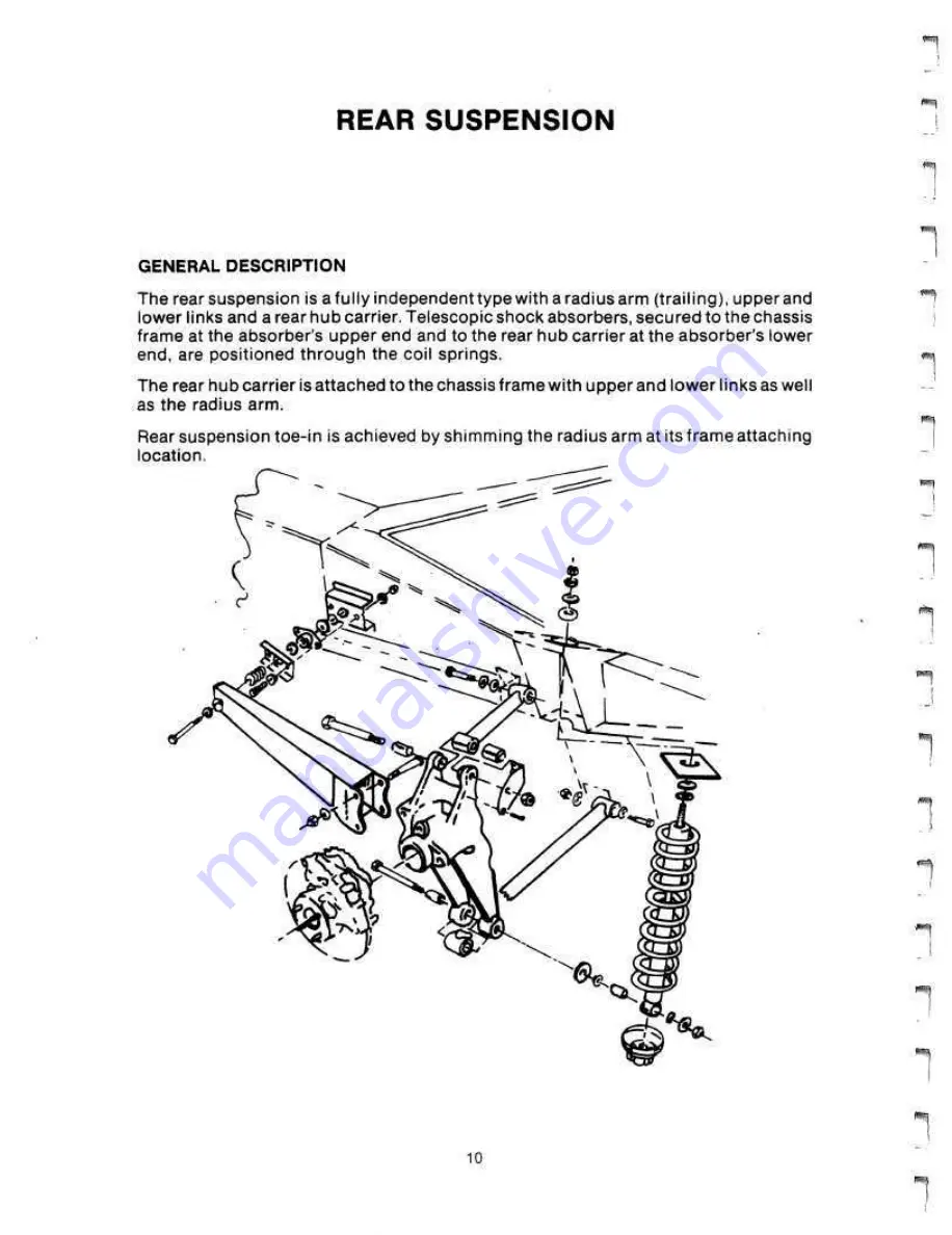 Delorean DMC-12 1981 Technical Information Manual Download Page 16