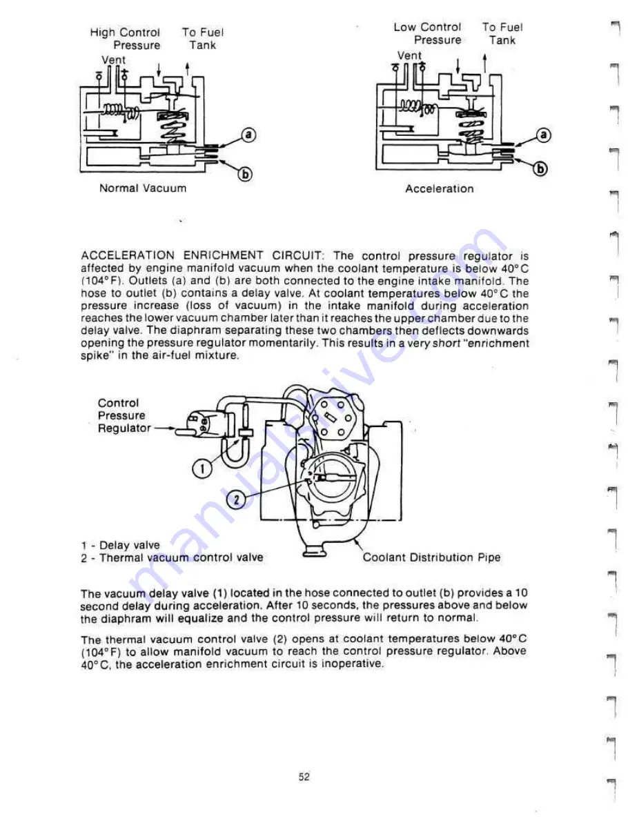 Delorean DMC-12 1981 Technical Information Manual Download Page 54