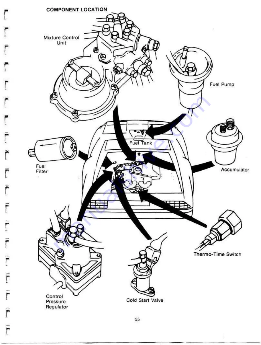 Delorean DMC-12 1981 Technical Information Manual Download Page 57