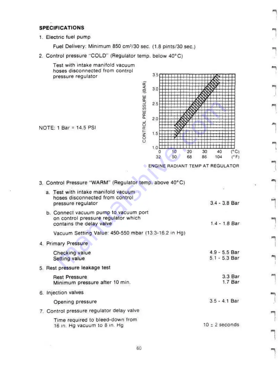 Delorean DMC-12 1981 Technical Information Manual Download Page 62