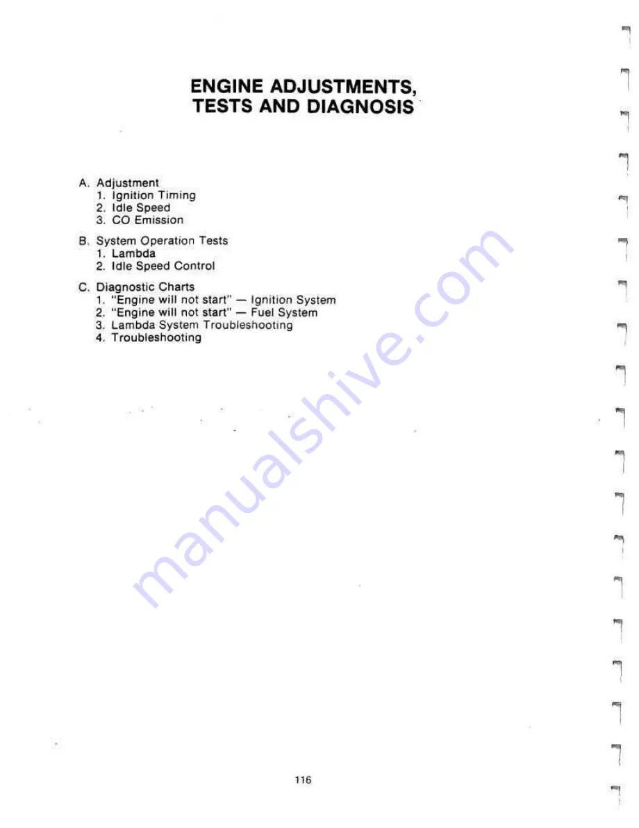 Delorean DMC-12 1981 Technical Information Manual Download Page 113